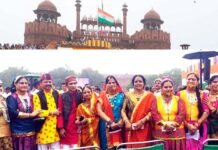 लाल किला में आयोजित स्वतंत्रता दिवस कार्यक्रम में प्रवासी उत्तराखंडियों के दल ने पारम्परिक वेशभूषा में किया प्रतिभाग