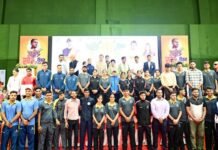 राष्ट्रीय खेल दिवस पर सीएम धामी ने की बड़ी घोषणाएं, मानसी नेगी, अरशद को सरकारी नौकरी, 250 से अधिक खिलाड़यों को दी सम्मान राशि