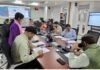 मुख्य सचिव पहुंचे राज्य आपदा कंट्रोल रूम, अतिवृष्टि पर ली जानकारी state-disaster-control-room-took-information