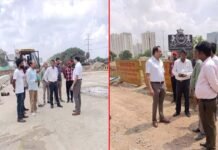 ग्रेटर नोएडा वेस्ट के चार मूर्ति चौक पर अंडरपास को वाहनों के लिए जल्द खोलने की तैयारी, ग्रेनो प्राधिकरण के सीई ने लिया जायजा Char Murti Chowk