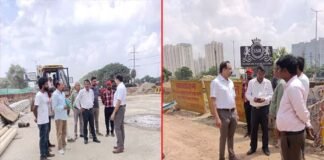 ग्रेटर नोएडा वेस्ट के चार मूर्ति चौक पर अंडरपास को वाहनों के लिए जल्द खोलने की तैयारी, ग्रेनो प्राधिकरण के सीई ने लिया जायजा Char Murti Chowk