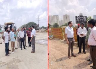 ग्रेटर नोएडा वेस्ट के चार मूर्ति चौक पर अंडरपास को वाहनों के लिए जल्द खोलने की तैयारी, ग्रेनो प्राधिकरण के सीई ने लिया जायजा Char Murti Chowk