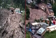 उत्तराखंड के चमोली में फिर फटा बादल, कई मकान जमीदोंज, 10 लोग लापता, बचाव अभियान जारी