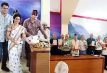 गढ़वाल भवन में साहित्यिक संगोष्ठी: संदीप गढ़वाली की “घचाक” और डॉ. रामेश्वरी नादान की दो हिंदी पुस्तकों का भव्य विमोचन