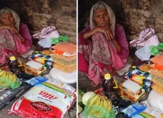 आंगनबाड़ी कार्यकर्त्रियों ने वृद्धा कुमाली देवी की सुध ली, निराक्षित की झोपड़ी में पहुंचकर खाद्यान्न व नगद सहायता प्रदान की