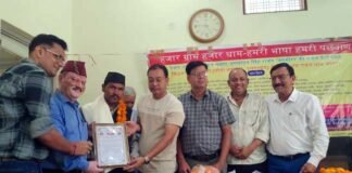 सतपुली पहुंची पांचवीं पजल धाम जात्रा, ग्रामीण पत्रकारिता के लिए जगमोहन डांगी को मिला पजल लोक साहित्य सम्मान