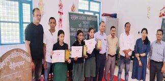 क्विज, भाषण एवं मॉडल प्रतियोगिता में प्रियांशी, खुशी एवं अंजली रहीं प्रथम स्थान पर