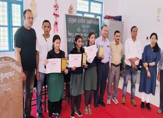 क्विज, भाषण एवं मॉडल प्रतियोगिता में प्रियांशी, खुशी एवं अंजली रहीं प्रथम स्थान पर
