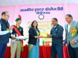 राष्ट्रभाषा हिन्दी के प्रचार-प्रसार हेतु पौड़ी में पुस्तक वितरण सम्मान समारोह आयोजित