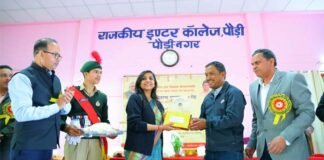 राष्ट्रभाषा हिन्दी के प्रचार-प्रसार हेतु पौड़ी में पुस्तक वितरण सम्मान समारोह आयोजित
