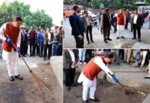 मुख्यमंत्री धामी का आईएसबीटी देहरादून में औचक निरीक्षण, गंदगी देखकर खुद उठाई झाड़ू