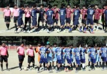 पौड़ी: राज्य स्तरीय फुटबॉल प्रतियोगिता के तीसरे दिन हुए 4 मुकाबलों में खिलाड़ियों ने दिखाया दमखम, दर्शकों की भीड़ से गुलज़ार रहा कंडोलिया मैदान