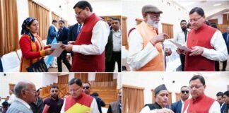 मुख्यमंत्री धामी ने जनता मिलन कार्यक्रम में सुनी जन समस्याएं, अधिकारियों को फीडबैक व्यवस्था सुदृढ़ करने के दिए निर्देश