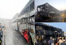 यमुना एक्सप्रेसवे हादसा: घने कोहरे के चलते एक के बाद एक टकराईं थी 8 बसें और 3 कारें, 13 लोग जिंदा जले, 70 घायल