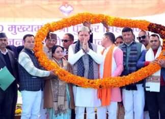 मुख्यमंत्री धामी ने किया 108 करोड़ की योजनाओं का लोकार्पण और शिलान्यास