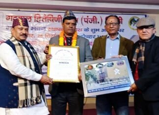 वरिष्ठ पत्रकार दीप सिलोड़ी गढ़ गौरव वीर चंद्र सिंह गढ़वाली सम्मान 2025 से सम्मानित