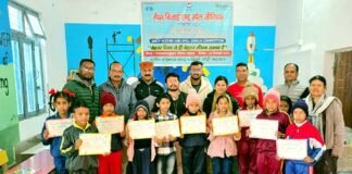 खिर्सू विकासखंड स्तरीय मैथ्स विजार्ड एवं इंग्लिश स्पेल जीनियस प्रतियोगिता में अर्जुन एवं सौम्या रहे अव्वल