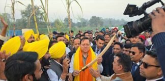गन्ना समर्थन मूल्य बढ़ाने पर किसानों ने मुख्यमंत्री पुष्कर सिंह धामी का किया आभार sugarcane support price