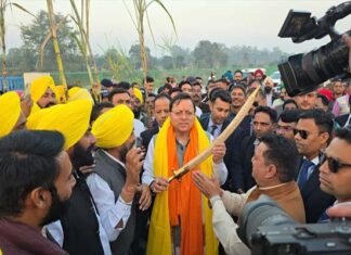 गन्ना समर्थन मूल्य बढ़ाने पर किसानों ने मुख्यमंत्री पुष्कर सिंह धामी का किया आभार sugarcane support price