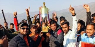 थापला TPL क्रिकेट टूर्नामेंट में कल्जीखाल इलेवन बना विजेता, शिमला मनियारस्यूं इलेवन उपविजेता