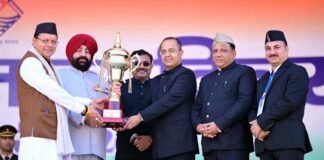 गणतंत्र दिवस के राज्य स्तरीय समारोह में सूचना विभाग की झांकी ने लगातार तीसरी बार किया प्रथम स्थान किया हासिल
