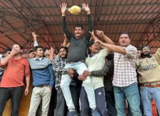 सांगुड़ा के ऐतिहासिक गिंदी कौथिग में मनियारस्यूं पट्टी ने जीती गिंदी