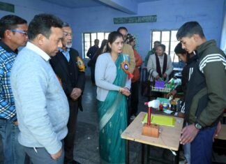 जिला स्तरीय इंस्पायर अवार्ड मानक प्रतियोगिता में 154 बाल वैज्ञानिकों ने दिखाया नवाचार का हुनर