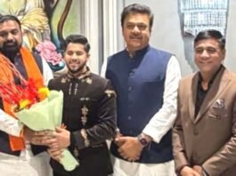 ग्रेटर नोएडा में सगाई समारोह में शामिल हुए बिहार के उपमुख्यमंत्री सम्राट चौधरी Bihar Deputy CM Samrat Chaudhary