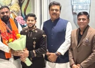 ग्रेटर नोएडा में सगाई समारोह में शामिल हुए बिहार के उपमुख्यमंत्री सम्राट चौधरी Bihar Deputy CM Samrat Chaudhary