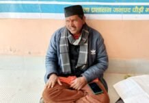 वन विभाग की कार्यशैली के खिलाफ सामाजिक कार्यकर्ता का एक दिवसीय सांकेतिक धरना