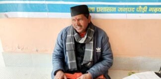 वन विभाग की कार्यशैली के खिलाफ सामाजिक कार्यकर्ता का एक दिवसीय सांकेतिक धरना