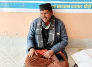 वन विभाग की कार्यशैली के खिलाफ सामाजिक कार्यकर्ता का एक दिवसीय सांकेतिक धरना