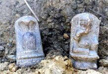 पौड़ी गढ़वाल के इस गांव में खुदाई दौरान मिली दो प्राचीन मूर्तियां, भगवान गणेश और नाग से अलंकृत शिवलिंग… Ancient Idols Discovered During Excavation in Chiloli-Kimoli Village