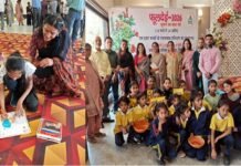 फूलदेई 2026 का शुभारम्भ रामनगर से, 100 से अधिक बच्चों ने चित्र, कविता और कहानी से बिखेरे सृजन के रंग