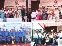 उत्तराखंड चैलेंजर्स कप सीजन-10 का भव्य समापन, पुरुष वर्ग में डेयरी टेक हिमालयन, महिला वर्ग में नंदा देवी XI बनी चैंपियन