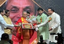 99TV के 2026 उगादि पुरस्कारालु: चिरंजीवी ने योगदा सत्संग सोसाइटी को सम्मानित किया