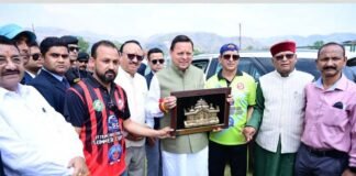 मुख्यमंत्री ने उत्तरांचल प्रेस क्लब द्वारा आयोजित मांजिला स्मृति क्रिकेट टूर्नामेंट का शुभारंभ किया manjila-memorial-cricket-tournament-organized-by-the-uttarakhand-press-club