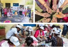 नमामि गंगे के तहत देवप्रयाग महाविद्यालय में रंगोली व मेहंदी प्रतियोगिता आयोजित