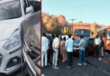 दिल्ली-देहरादून एक्सप्रेसवे के उद्घाटन से पहले ही हुआ हादसा, आपस में टकराई पांच गाड़ियां