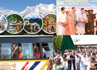 चारधाम यात्रा-2026 का शुभारंभ: मुख्यमंत्री ने ऋषिकेश से चार धाम जाने वाली बसों को हरी झंडी दिखाकर किया रवाना