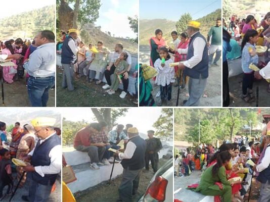 पौड़ी के सल्डा गांव के झांकर मेले में हिमालय क्रांति पार्टी का जनसंपर्क अभियान, ग्रामीणों ने दिखाई रुचि