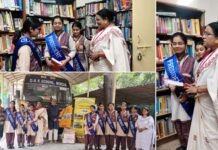 नोएडा पब्लिक लाइब्रेरी में छात्रों ने किया पुस्तक दान, 400 किताबें भेंट