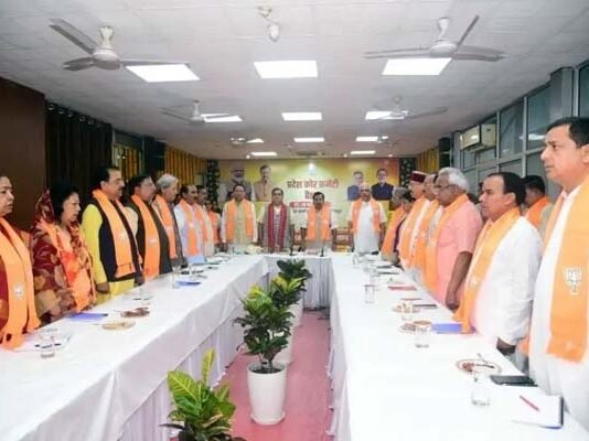 प्रदेश सरकार ने ऐतिहासिक और युगांतरकारी निर्णय लिए, भाजपा जीत की हैट्रिक का इतिहास रचेगी: नितिन नबीन