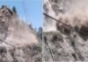 landslide on the Chamoli-Niti-Malari National Highway.