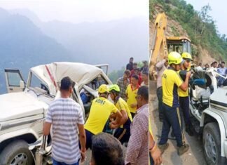 कोटद्वार-पौड़ी रोड पर दर्दनाक हादसा: सतपुली के पास मैक्स वाहन पर गिरा बोल्डर, धारी देवी दर्शन के लिए जा एक श्रद्धालु की मौत, दो घायल Boulder falls on Max vehicle near Satpuli