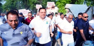 सीएम धामी ने 12वें अंतरराष्ट्रीय योग दिवस के उपलक्ष्य में आयोजित रन फॉर योगा कार्यक्रम में किया प्रतिभाग