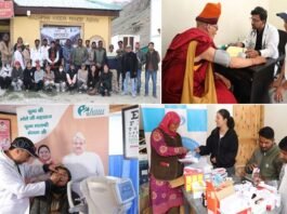 लद्दाख की ज़ांस्कर घाटी में ‘स्पेशियलिटी हेल्थ कैंप–2026’ का आयोजन, हजारों ग्रामीणों को मिला स्वास्थ्य लाभ