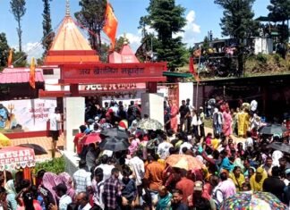 मुंडनेश्वर (खैरालिंग) मेले के पहले दिन उमड़ा श्रद्धालुओं का सैलाब