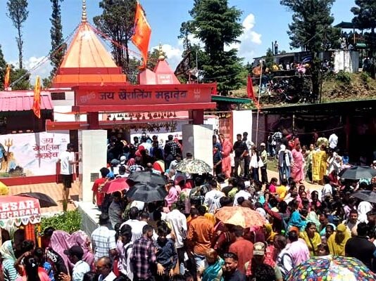 मुंडनेश्वर (खैरालिंग) मेले के पहले दिन उमड़ा श्रद्धालुओं का सैलाब