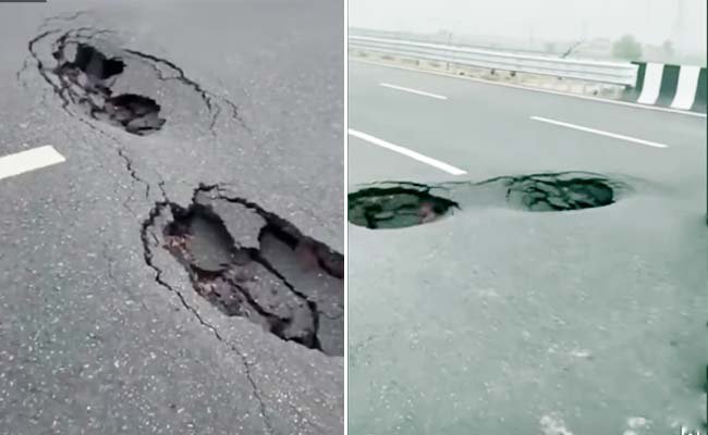Delhi-Dehradun-Expressway-c Delhi-Dehradun Expressway road caves in